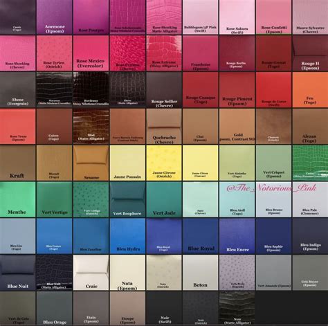 hermes colors 2017|hermès color chart 2022.